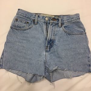 High wasted Gap jean shorts